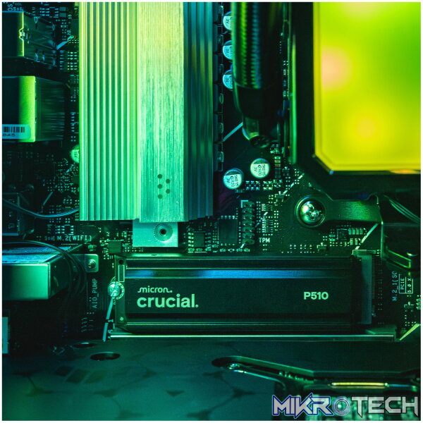 Crucial P510 1TB M.2 Gen5 with Heatsink NVMe 3D NAND SSD - Image 6