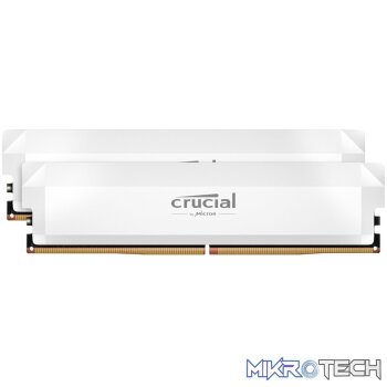 Crucial Pro DDR5 6400MHz 32GB Overclocking Memory Kit - White