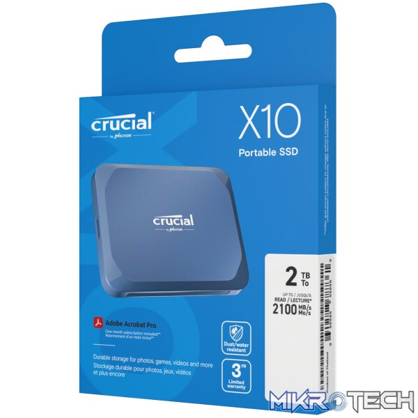 Crucial X10 2TB Type-C Portable SSD - Image 5