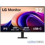 LG 32" QHD IPS Panel Monitor with USB-C - 100Hz