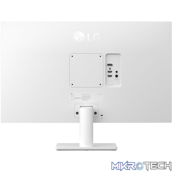 LG UltraFine 27" 4K UHD IPS Monitor - White - Image 6