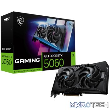 MSI GeForce RTX 5060 8GB GAMING OC Graphics Card