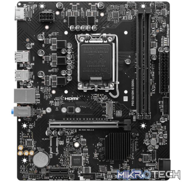 MSI H610M-S PRO LGA1700 M-ATX DDR4 Motherboard - Image 2