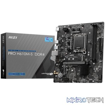 MSI H610M-S PRO LGA1700 M-ATX DDR4 Motherboard