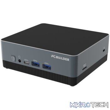 PCBuilder CUBE-N100 8GB DDR4 512GB Windows 11 Home Mini PC