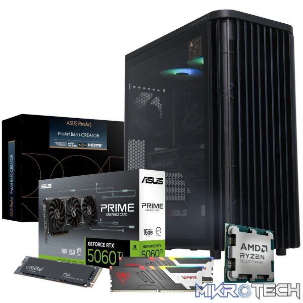 PCBuilder Ryzen 7 9700X MONET Windows 11 Creator PC - Image 2