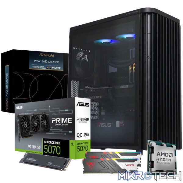 PCBuilder Ryzen 9 9900X MICHELANGELO Windows 11 Creator PC - Image 2