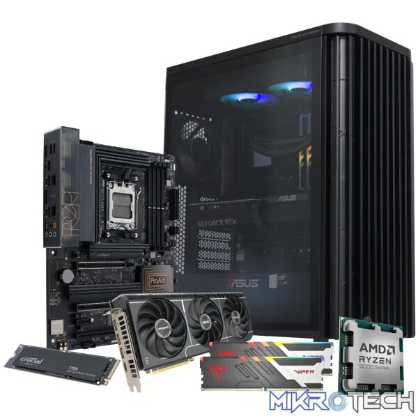 PCBuilder Ryzen 9 9900X MICHELANGELO Windows 11 Creator PC - Image 16