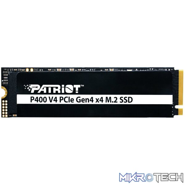 Patriot P400 Lite 500GB M.2 PCIe NVMe SSD Patriot P400 Lite 500GB M.2 PCIe NVMe SSD