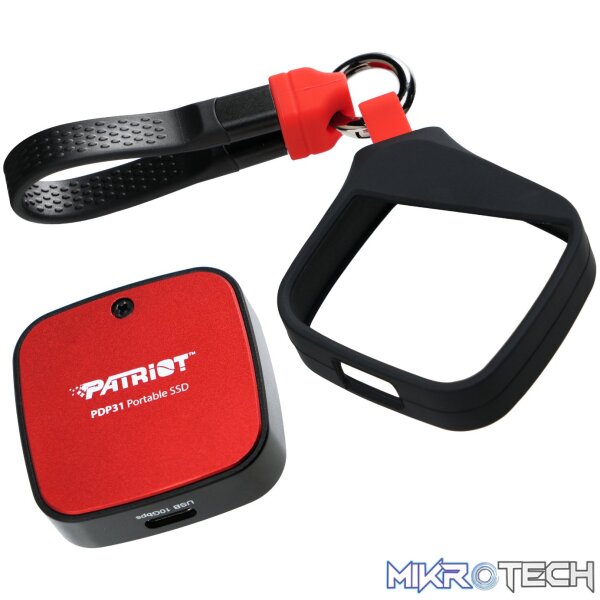 Patriot PDP31 1TB Type-C Portable SSD - Red / Black - Image 4