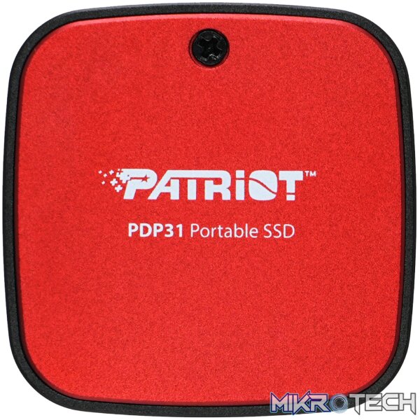 Patriot PDP31 500GB Type-C Portable SSD - Red / Black - Image 2