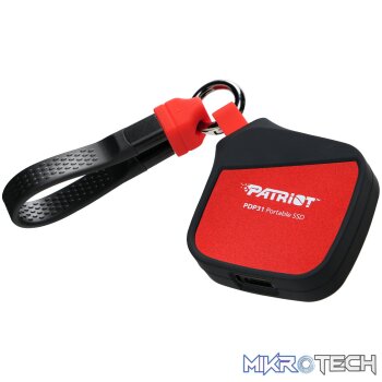 Patriot PDP31 500GB Type-C Portable SSD - Red / Black