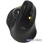 Port Connect Bluetooth + Wireless Rechargeable Ergonomic Trackball Mouse