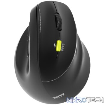 Port Connect Ergo Shape Bluetooth Rechargeable Mouse
