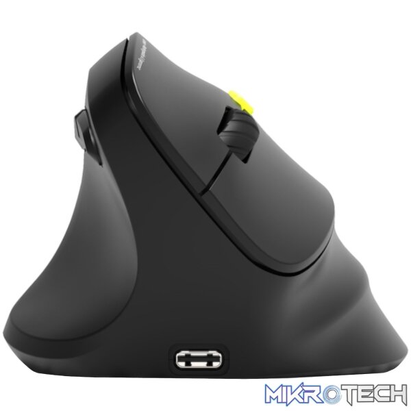 Port Connect Ergo Shape Rechargeable Wireless Mouse - Image 4