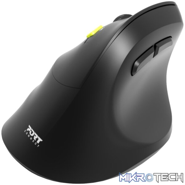 Port Connect Ergo Shape Rechargeable Wireless Mouse - Image 6