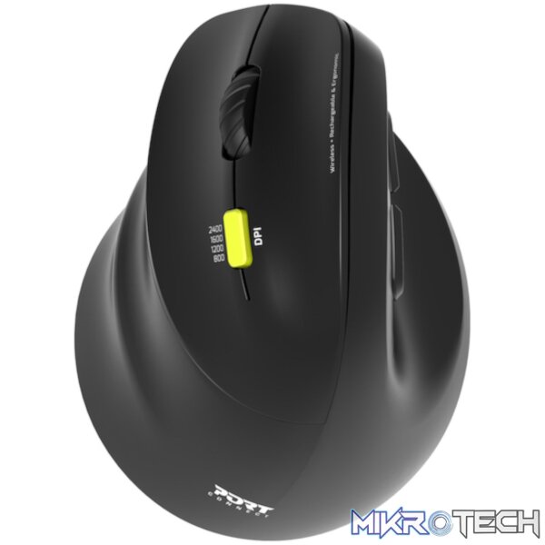 Port Connect Ergo Shape Rechargeable Wireless Mouse Port Connect Ergo Shape Rechargeable Wireless Mouse