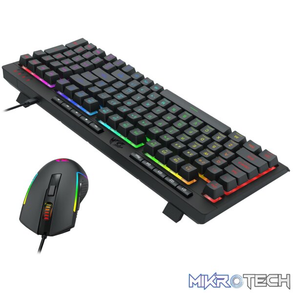Redragon 4-in-1 Keyboard | Mouse | Mousepad | Headset Gaming Combo - Image 4
