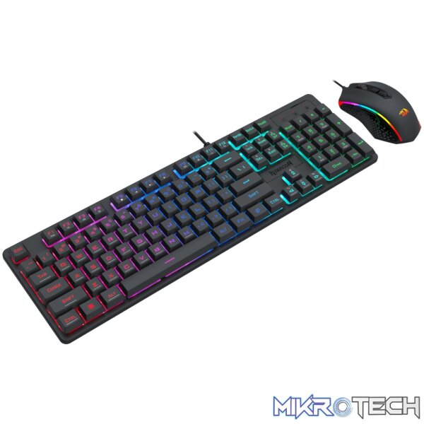 Redragon S107 RGB Gaming Essentials Wired Gaming Keyboard and Mouse Bundle - Image 3