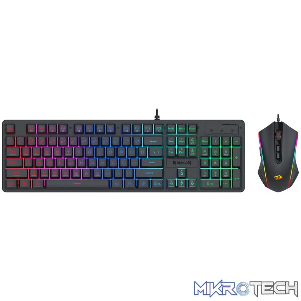 Redragon S107 RGB Gaming Essentials Wired Gaming Keyboard and Mouse Bundle Redragon S107 RGB Gaming Essentials Wired Gaming Keyboard and Mouse Bundle