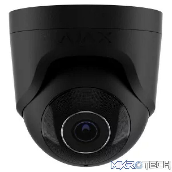 AJAX Security - 8MP IP Black Turret Camera with a 2.8 mm Wide-view Lens | AJAX-TURRET-8MP-28-B AJAX Security - 8MP IP Black Turret Camera with a 2.8 mm Wide-view Lens | AJAX-TURRET-8MP-28-B