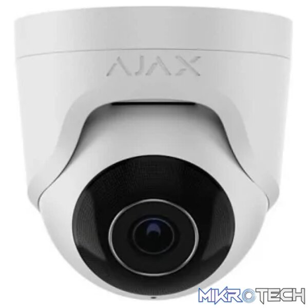 AJAX Security - 8MP IP White Turret Camera with a 4.00 mm focused Lens | AJAX-TURRET-8MP-4-W AJAX Security - 8MP IP White Turret Camera with a 4.00 mm focused Lens | AJAX-TURRET-8MP-4-W