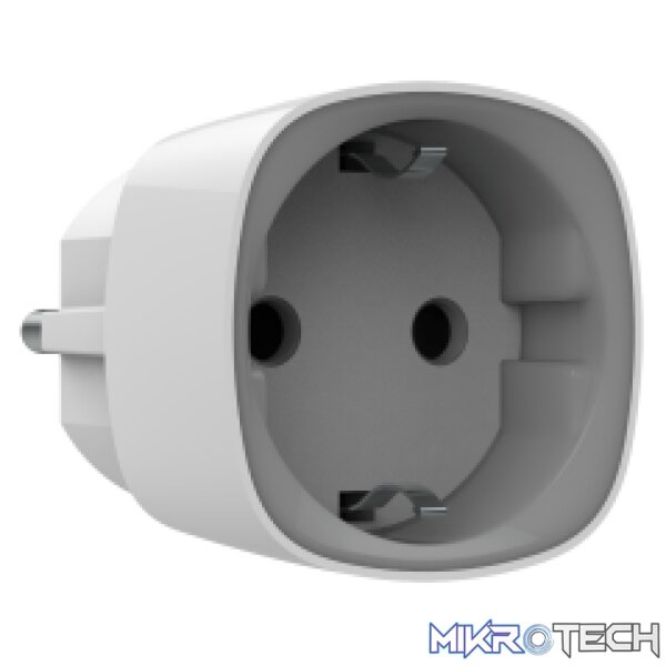 AJAX Security - Automation - White Wireless Smart Plug with Energy Consumption Monitoring | AJAX-AD-SP-W - Image 2