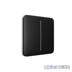 AJAX Security - Black SoloButton 2-GANG | AJAX-SB-2-GANG-B