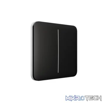 AJAX Security - Black SoloButton 2-GANG | AJAX-SB-2-GANG-B
