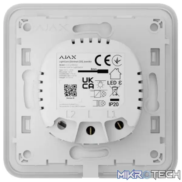 AJAX Security - Black SoloButton (Dimmer) | AJAX-SB-DIM-B - Image 6