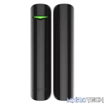 AJAX Security - DoorProtect Plus Jeweller - Black Indoor Opening Detector with Shock and Tilt Sensors | AJAX-DP-PLUS-INDR-B