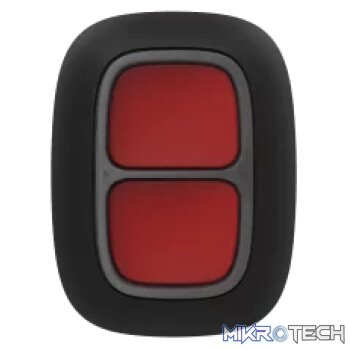 AJAX Security - DoubleButton Jeweller - Double Black Wireless Smart Button for Panic and Control Modes | AJAX-PB-DOUBLE-B