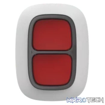 AJAX Security - DoubleButton Jeweller - Double White Wireless Smart Button for Panic and Control Modes | AJAX-PB-DOUBLE-W