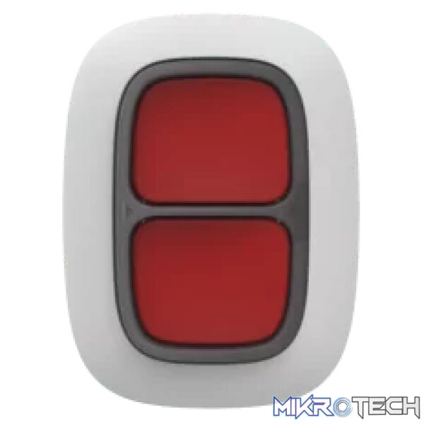 AJAX Security - DoubleButton Jeweller - Double White Wireless Smart Button for Panic and Control Modes | AJAX-PB-DOUBLE-W AJAX Security - DoubleButton Jeweller - Double White Wireless Smart Button for Panic and Control Modes | AJAX-PB-DOUBLE-W