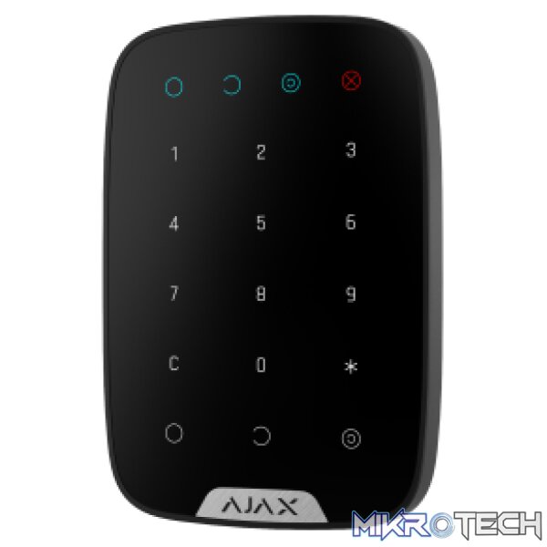 AJAX Security - Keypad Jeweller - Wireless Black Indoor Keypad | AJAX-KP-B - Image 3