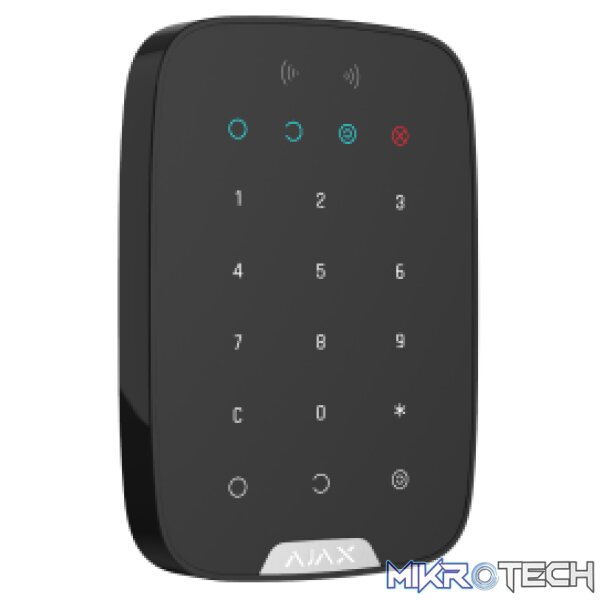 Wireless Black Indoor Keypad | AJAX-KP-PLUS-B
