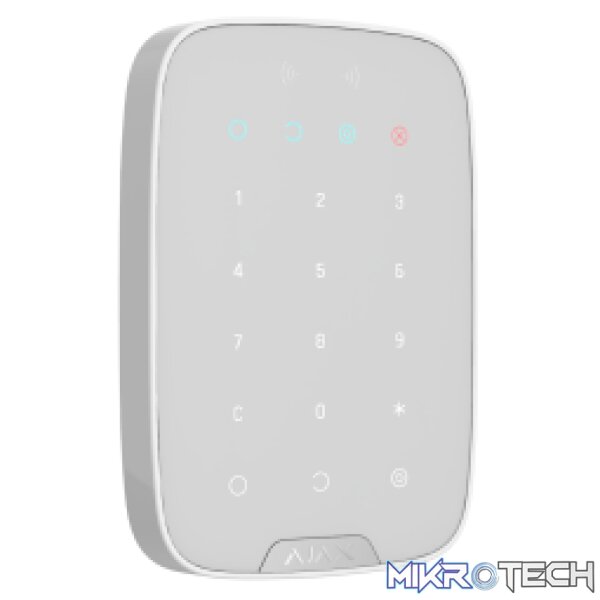 Wireless White Indoor Keypad | AJAX-KP-PLUS-W