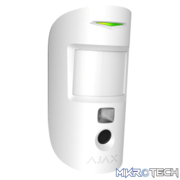 AJAX Security - MotionCam Jeweller - White Wireless Indoor Motion Detector with Photo Camera | AJAX-MC-INDR-W - Image 2