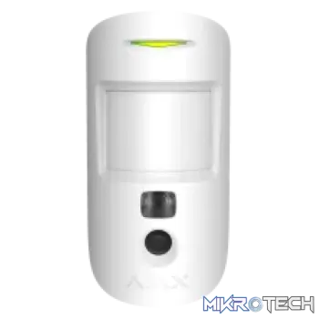 AJAX Security - MotionCam Jeweller - White Wireless Indoor Motion Detector with Photo Camera | AJAX-MC-INDR-W