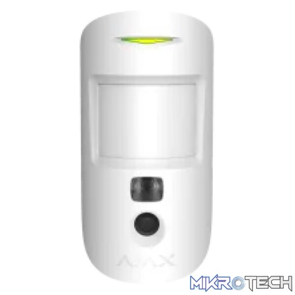 AJAX Security - MotionCam Jeweller - White Wireless Indoor Motion Detector with Photo Camera | AJAX-MC-INDR-W AJAX Security - MotionCam Jeweller - White Wireless Indoor Motion Detector with Photo Camera | AJAX-MC-INDR-W