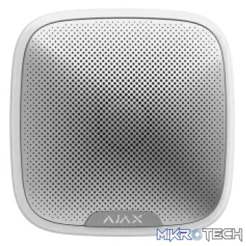 AJAX Security - StreetSiren Jeweller - White Outdoor Wireless Siren | AJAX-SS-OUT-W