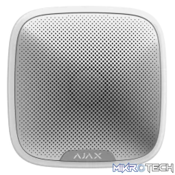 AJAX Security - StreetSiren Jeweller - White Outdoor Wireless Siren | AJAX-SS-OUT-W AJAX Security - StreetSiren Jeweller - White Outdoor Wireless Siren | AJAX-SS-OUT-W