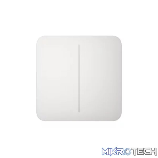 AJAX Security - White SoloButton 2-GANG | AJAX-SB-2-GANG-W AJAX Security - White SoloButton 2-GANG | AJAX-SB-2-GANG-W