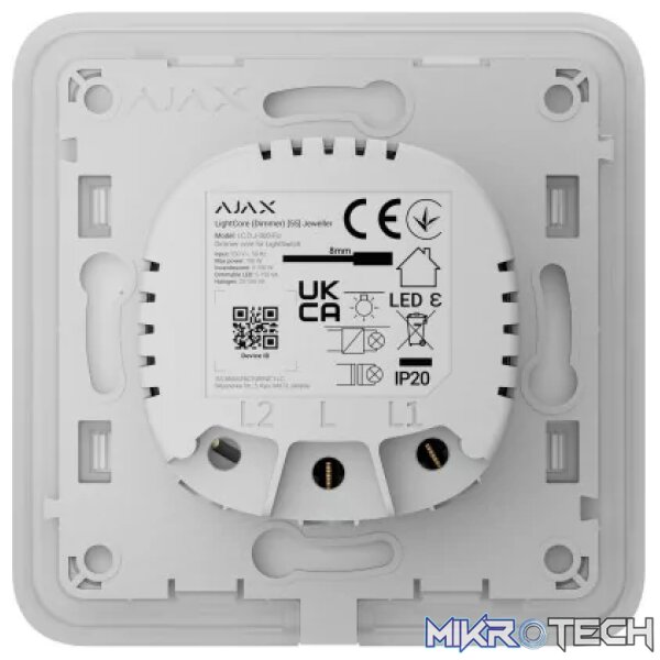 AJAX Security - White SoloButton (Dimmer) | AJAX-SB-DIM-W - Image 6