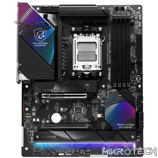 ASRock X870 Riptide AM5 Wi-Fi Phantom Gaming Motherboard - Image 2