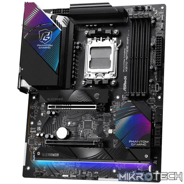 ASRock X870 Riptide AM5 Wi-Fi Phantom Gaming Motherboard - Image 4