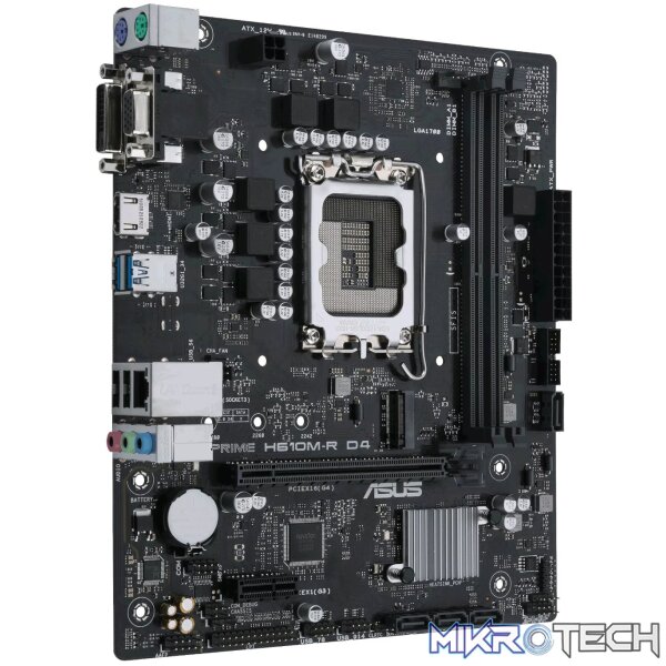 ASUS PRIME H610M-R D4 LGA 1700 M-ATX Gaming Motherboard Integration - Image 2