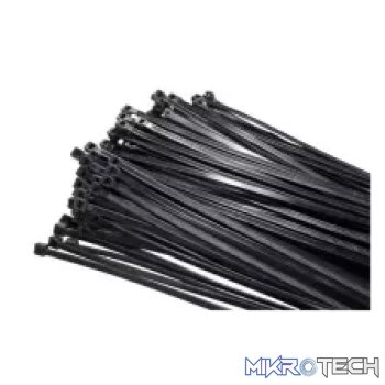 Acconet 100 Pack Black 200x4.8mm Cable Tie | AC-CT-200x48-B