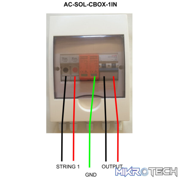 Acconet 250V Protection Box 1 Input 1 Outputs 50A Isolator 10A fuses - Image 2