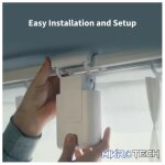 Aqara E1 Smart Curtain Driver Rod Version | CM-M01-ROD - Image 4